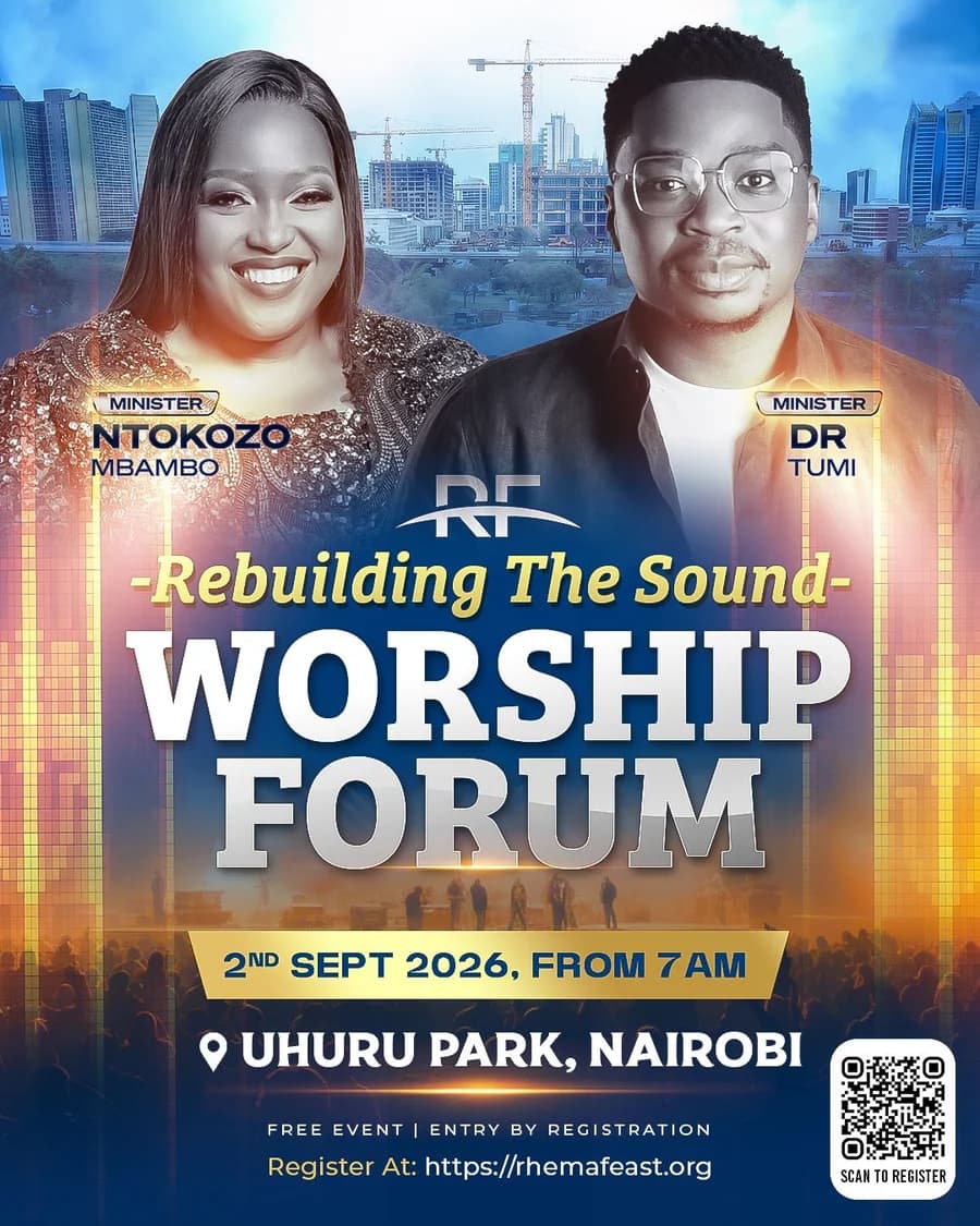 Worship Forum: Rebuilding The Sound, with Ntokozo Mbambo and Dr Tumi, 2 September 2026 at Uhuru Park