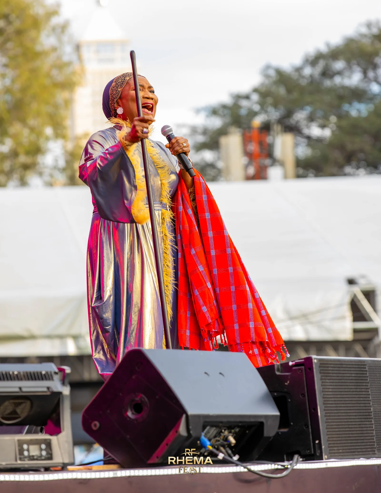 Bishop Funke Felix-Adejumo ministering at Rhema Feast 2026, Day 2