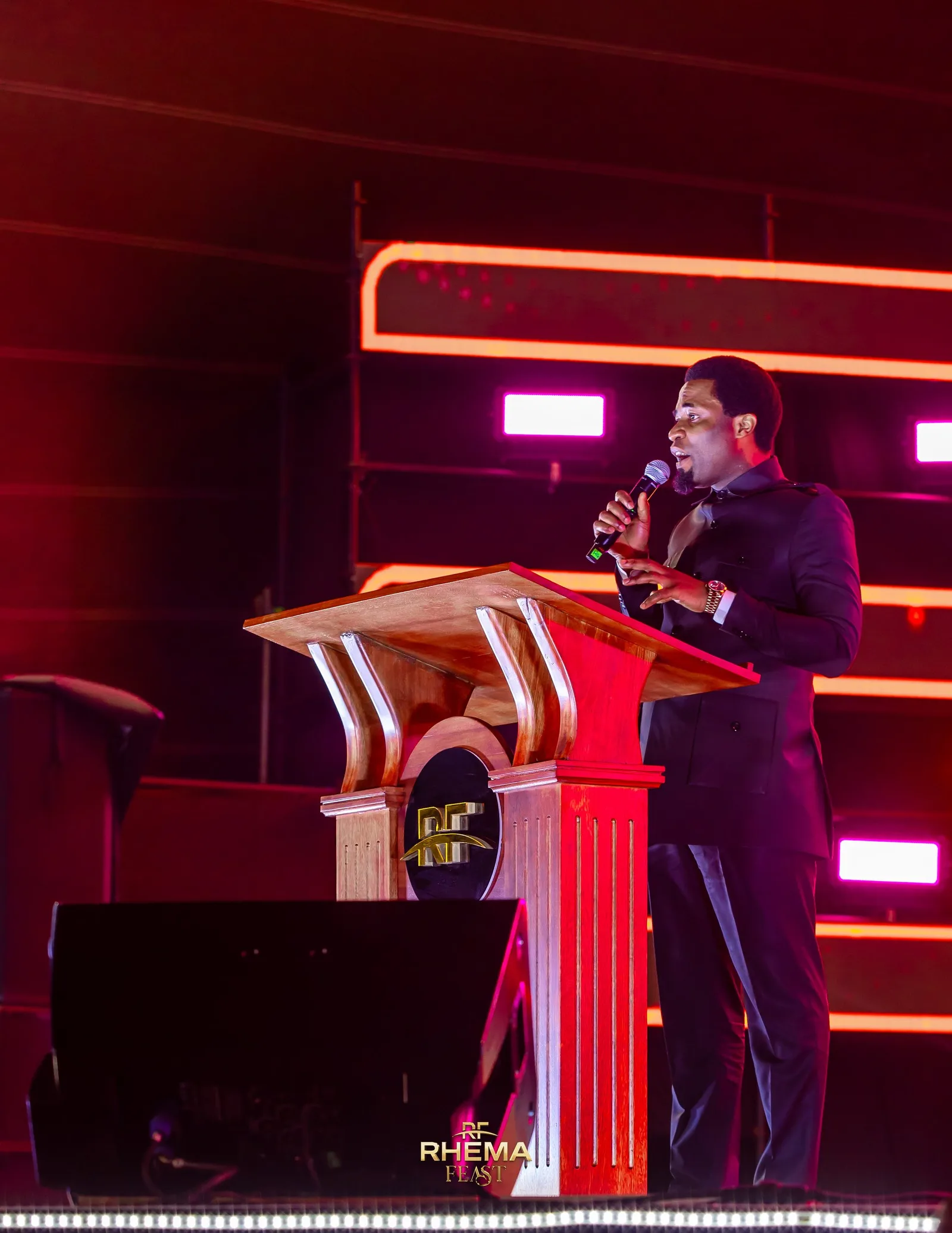 Apostle Michael Orokpo ministering at Rhema Feast 2026